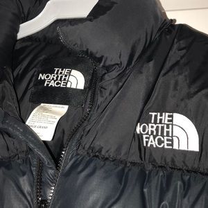 The North Face black winter coat